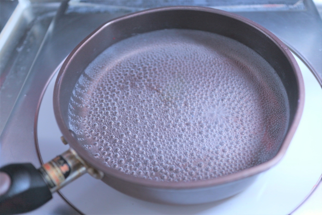 100均　キャンドル　作り方　フライパン　お湯　湯沸かし
